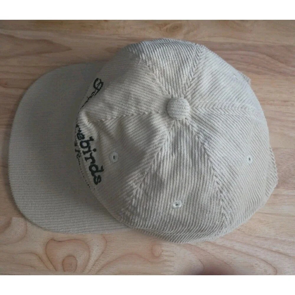 Futurebirds Teton Gravity Research Cream Corduroy Snapback Baseball Cap Hat